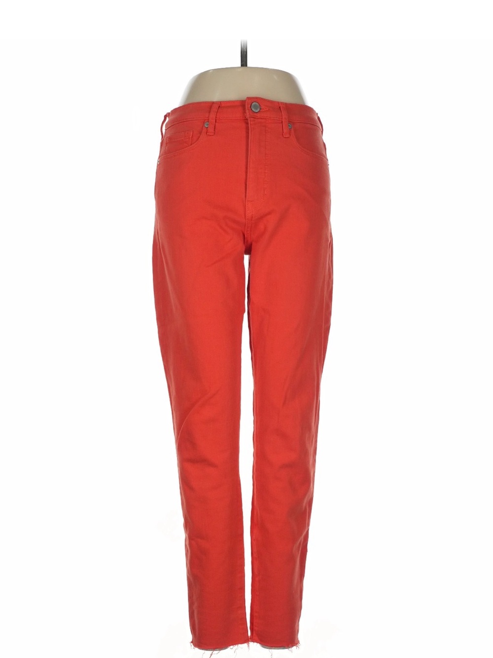 Banana Republic Women's High-Rise Straight Red Jeans